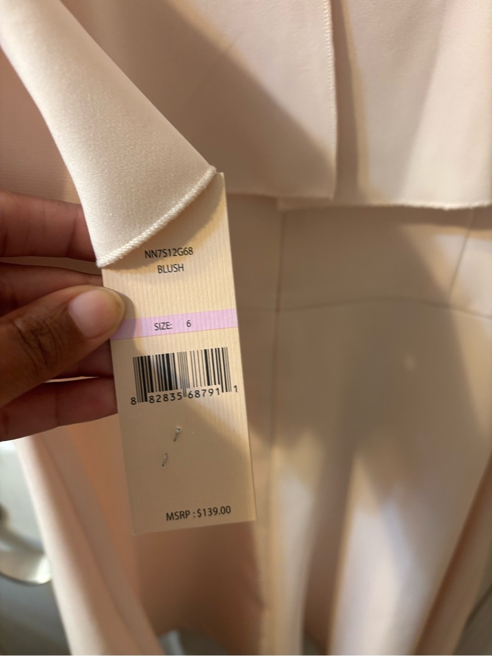 Nanette Lepore Blush Cold-Shoulder Ruffle Dress - Picture 6 of 7